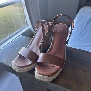 a new day Brown Espadrille Sandals
